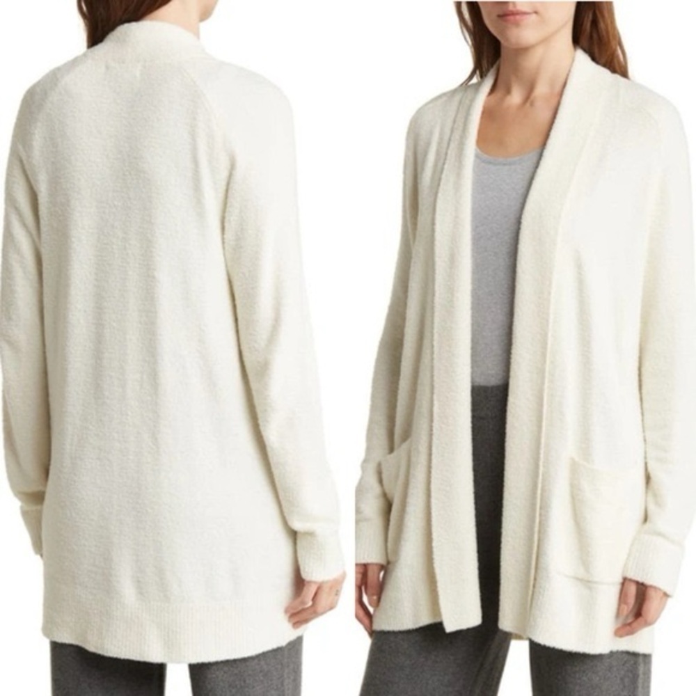 Barefoot Dreams CozyChic Lite Saddle Sleeve Cardigan‎ Sweater